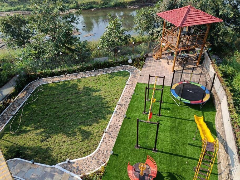 Sunils Villa With Machan And Play Area In 카르자트 외부 사진